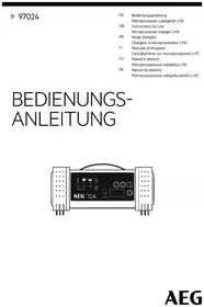 Notice AEG LT10 Chargeur de piles