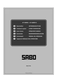SABO 47-VARIO E - Grasmaaier