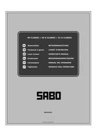 SABO 51-A CLASSIC - Grasmaaier