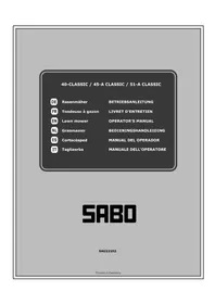 SABO 45-A CLASSIC - Tosaerba