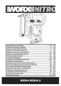 Notice WORX WX844.9 Agrafeuse