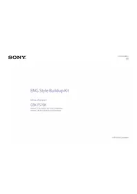 Notice SONY CBK-FS7BK Appareil photo