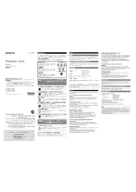 Notice SONY LKRM-U450 Accessoire de projecteur