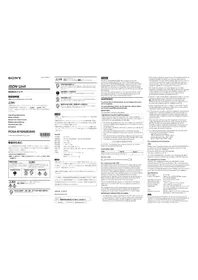 Notice SONY PCSA-B768S Système de vidéo conférence