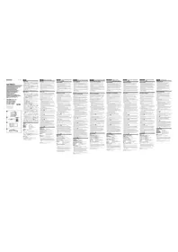 Notice SONY SBP-240F Mémoire Flash