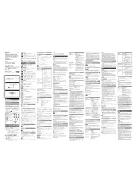 Notice SONY SBAC-T40 Mémoire Flash