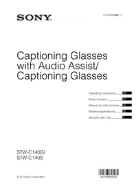 Notice SONY STW-C140S Non catégorisé