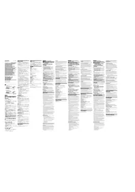 Notice SONY PSZ-HA2T Non catégorisé