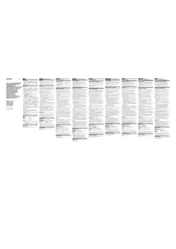 Notice SONY SV-GS96 SSD