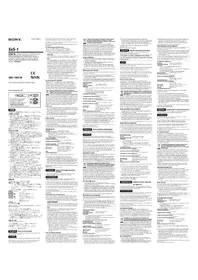 Notice SONY SBS-32G1A Non catégorisé