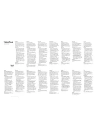 Notice IKEA TAGGÖGA 905.413.53 Bouteille isolante