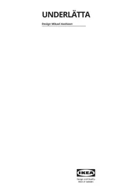 Notice IKEA UNDERLÄTTA 303.602.32 Bouteille isolante