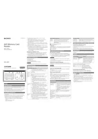 Notice SONY AXS-AR3 Non catégorisé