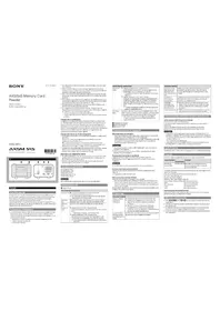 Notice SONY AXS-AR1 Autres accessoires pour appareil photo