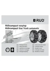 Notice RUD RUDCOMPACT EASYTOP 4350 Chaîne à neige