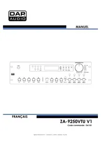 Notice DAP-Audio ZA-9250VTU Non catégorisé