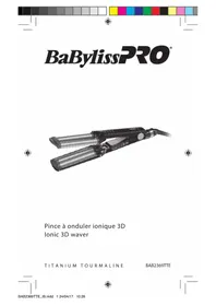 Notice BABYLISS BAB2369TTE Lisseur