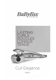 Notice BABYLISS CURL SECRET ELEGANCE 2663PE Fer a boucler