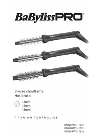 Notice BABYLISS PRO TITANIUM TOURMALINE BAB289TTE Fer a boucler