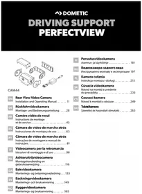 Notice DOMETIC PERFECTVIEW CAM 44 NAV Caméra de recul