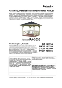 Notice PALMAKO BETTY Tente