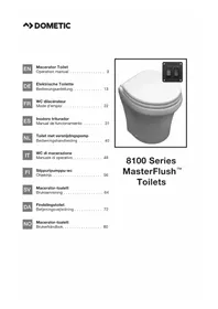 Notice DOMETIC MASTERFLUSH MF 8156 Toilette