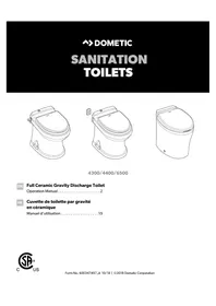 Notice DOMETIC 4410 Toilette