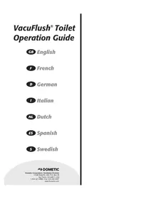 Notice DOMETIC VACUFLUSH 5148 Toilette