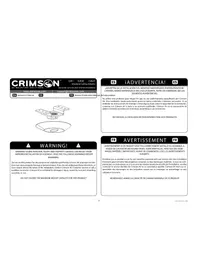 Notice Crimson CA1C Support mural