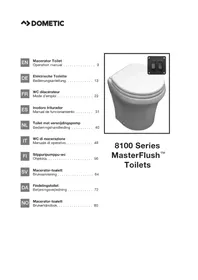 Notice DOMETIC MASTERFLUSH MF 8165 Toilette