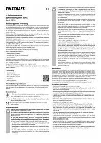 Notice VOLTCRAFT QUICK START SYSTEM 600A Chargeur de batterie