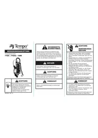 Notice Tempo 811K équipements de mesure