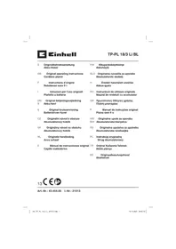 Notice EINHELL TP-PL 18/3 LI BL Rabot