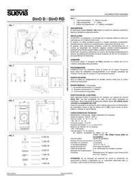 Notice Suevia DINO D Commutateur