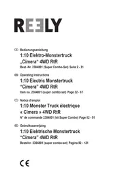 Notice Reely CIMERA Jouet radiocommandé