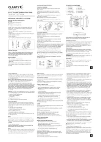 Notice Clarity C210 Téléphone
