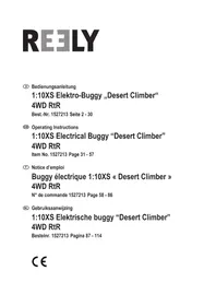 Notice Reely DESERT CLIMBER Jouet radiocommandé
