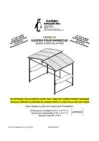 Notice Gazebo Penguin 436586-22 Tente
