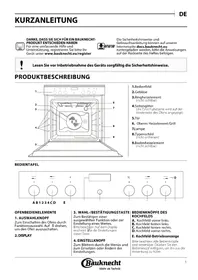 Notice BAUKNECHT HIS5 EI8VS3 ES Four