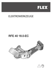 Notice Flex RFE 40 18.0-EC Fraiseuse