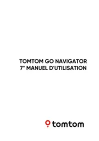 Notice TOMTOM GO NAVIGATOR 6" (1ST GENERATION) Gps