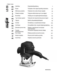 Notice Mafell LO 55 Fraiseuse