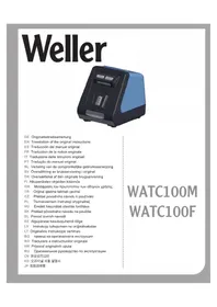 Notice Weller WATC100F Machine de soudure