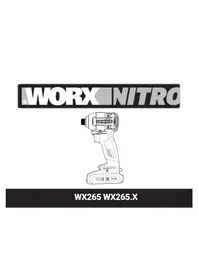 Notice WORX WX265 Visseuse