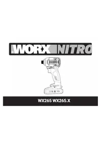 Notice WORX WX265.9 Visseuse