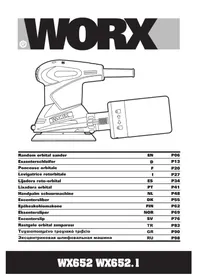 Notice WORX WX652.1 Ponceuse