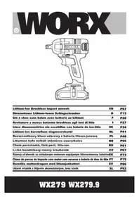 Notice WORX WX279.9 Visseuse