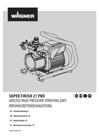 Notice WAGNER SUPERFINISH 21 PRO Jet de peinture