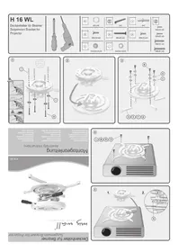Notice My Wall H 16 WL Accessoire de projecteur