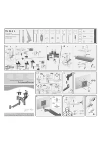 Notice My Wall HL 22-2 L Support écran plat